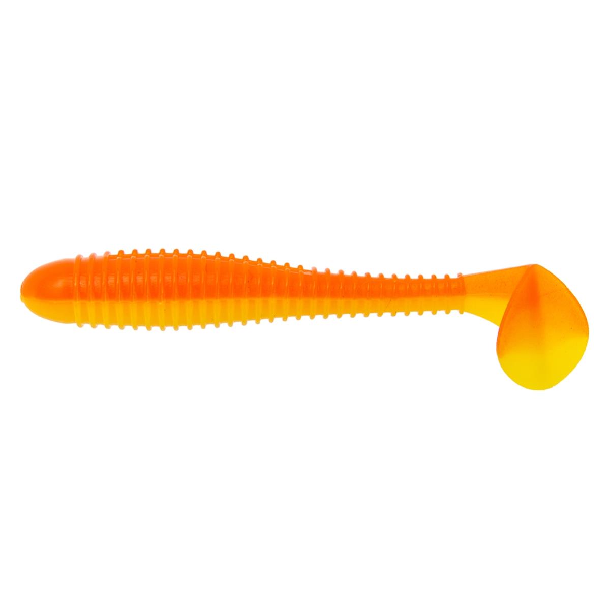 

Виброхвост Catcher 2,75"/7 см Orange & Yellow 7шт. (HS-1-015) Helios, Оранжевый;желтый, catcher