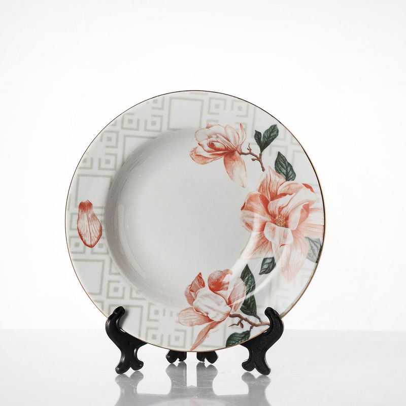 

Тарелка глубокая Добрушский фарфоровый завод ф.Идиллия Адель 200мм.