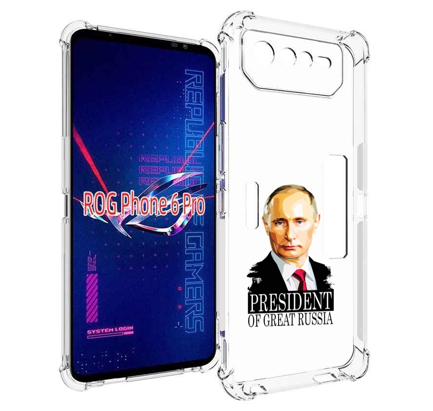 

Чехол MyPads Володька для Asus ROG Phone 6 Pro, Прозрачный, Tocco