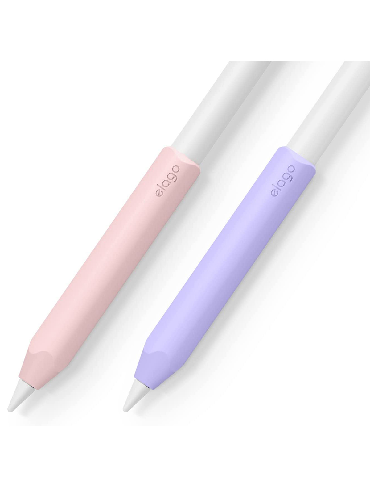 Чехол Elago для Apple Pencil 2 Grip silicone holder (2 шт.) Lovely Pink/Lavender