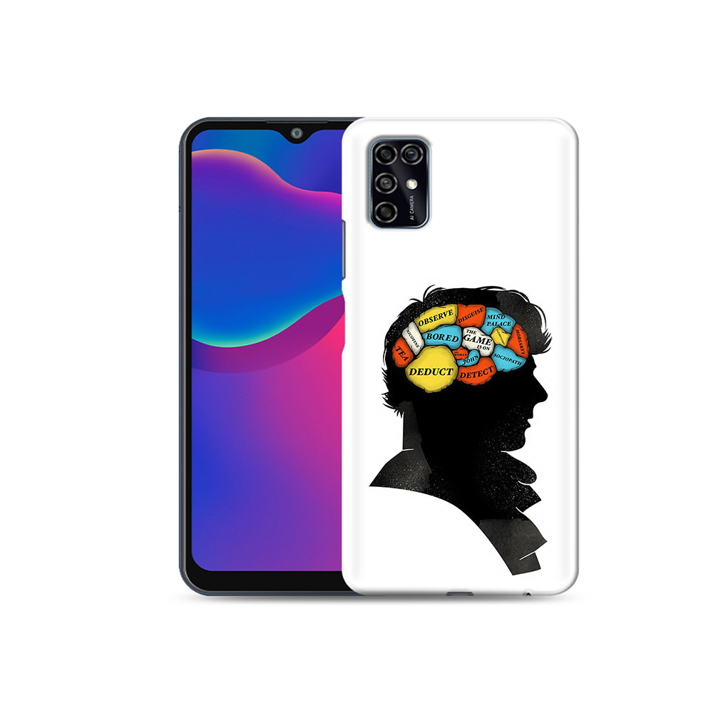 

Чехол MyPads Tocco для ZTE Blade V2020 Smart темный рисунок (PT156449.459.640), Прозрачный, Tocco