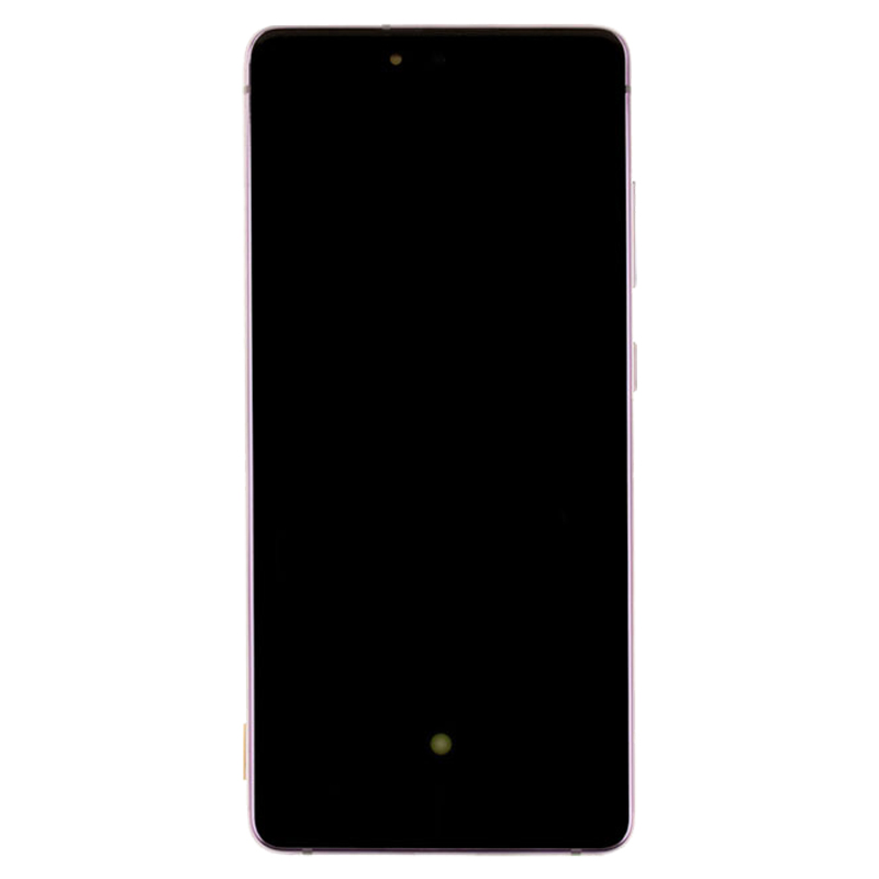 Дисплей BaseMarket для Samsung Galaxy S20 FE модуль с рамкой и тачскрином (розовый) OEM
