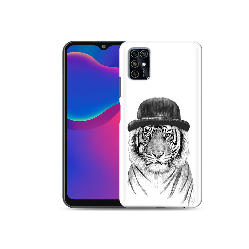 Чехол MyPads Tocco для ZTE Blade V2020 Smart тигр британец (PT156449.459.641)
