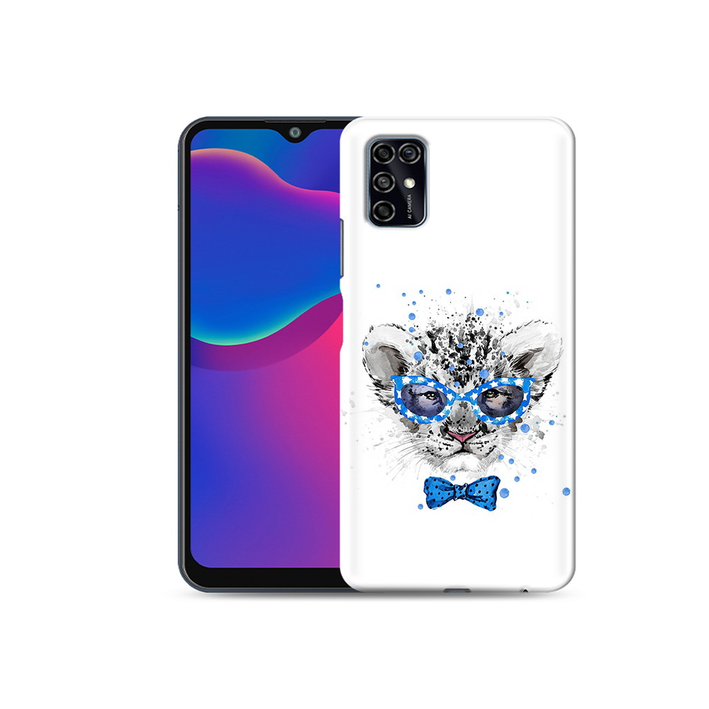 

Чехол MyPads Tocco для ZTE Blade V2020 Smart тигренок с бабочкой (PT156449.459.642), Прозрачный, Tocco