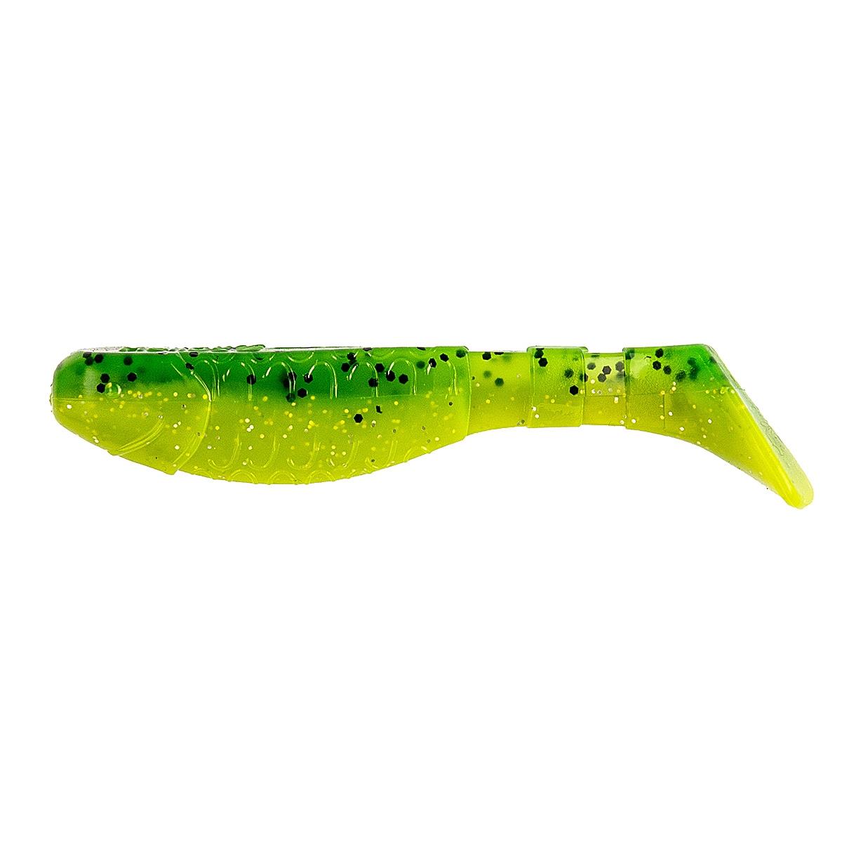 

Виброхвост Chubby 3,55"/9 см Green Lime 5шт. (HS-4-010) Helios, Зеленый;желтый, Chubby