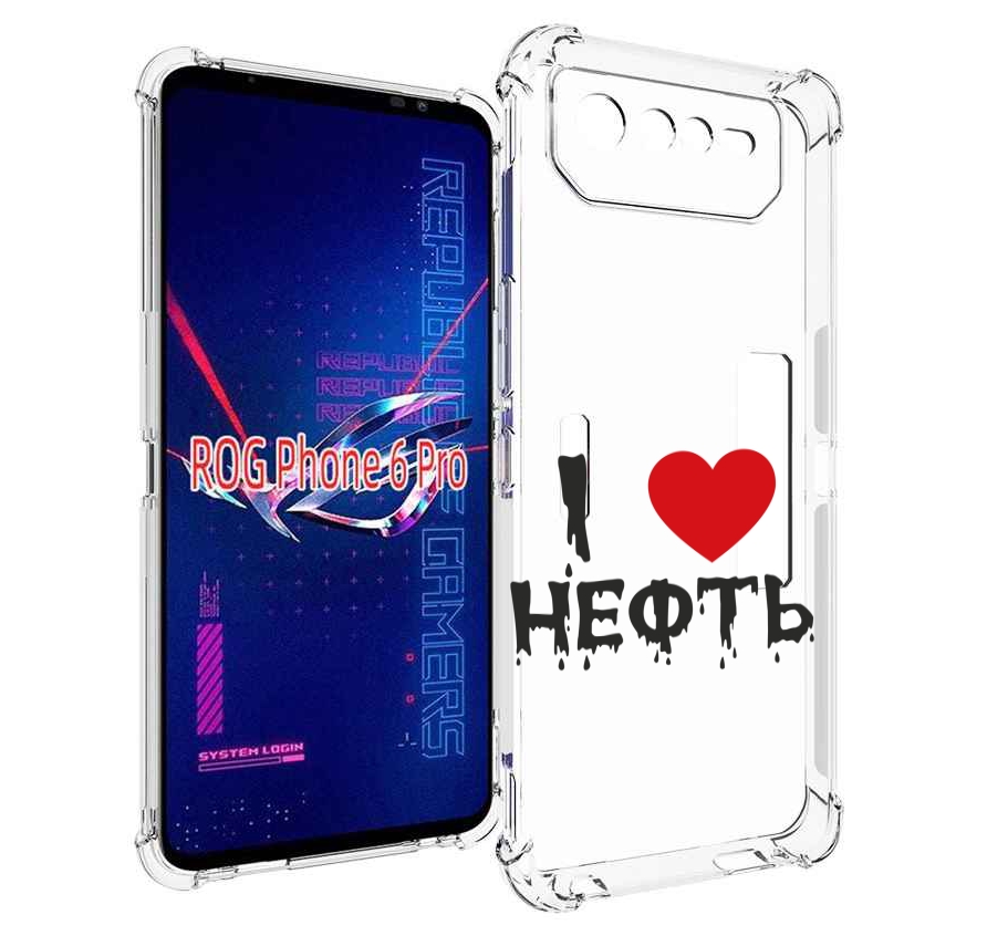 

Чехол MyPads нефть для Asus ROG Phone 6 Pro, Прозрачный, Tocco