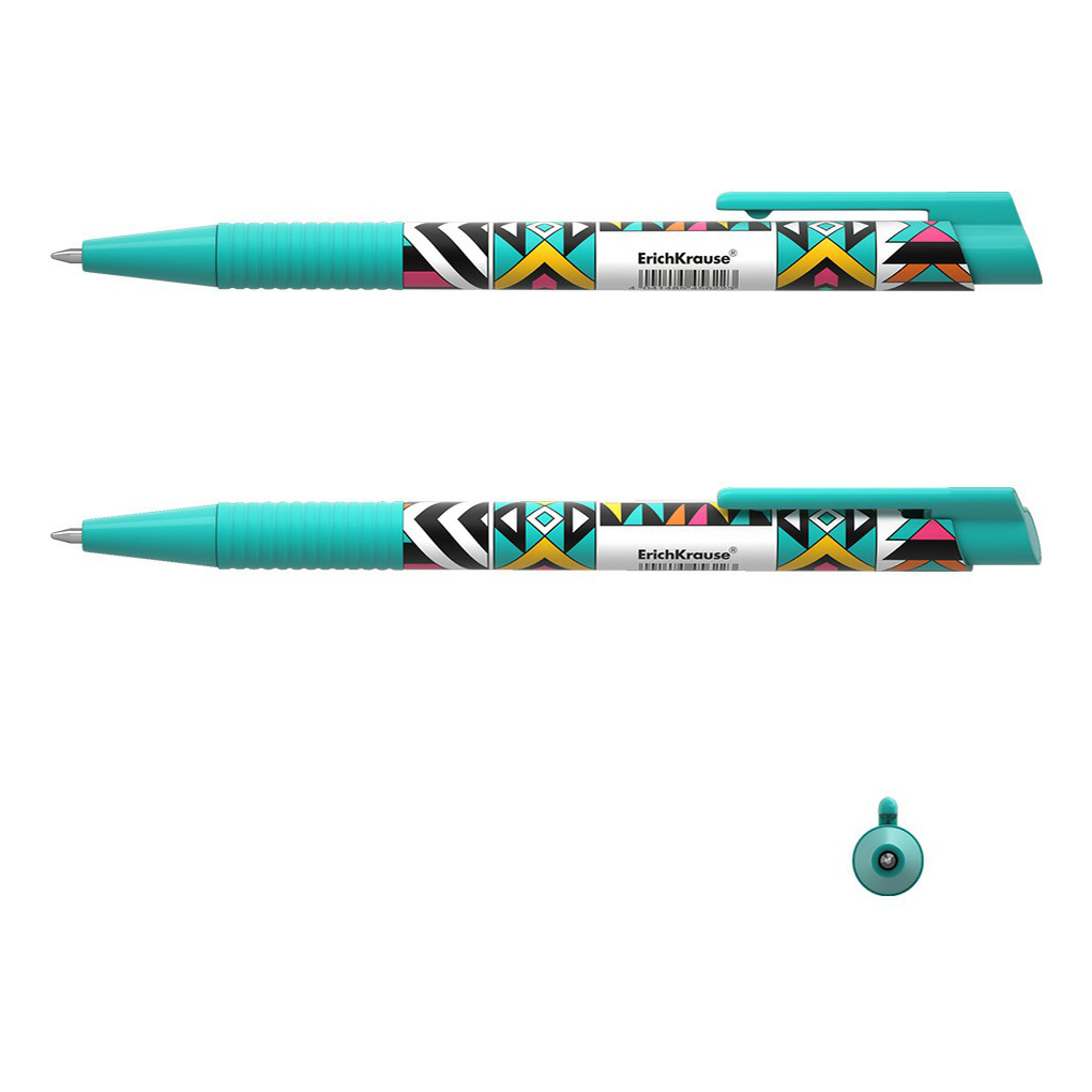 

Ручка шариковая ErichKrause ColorTouch Ornament 0,7 мм линия письма 0,35 мм синяя