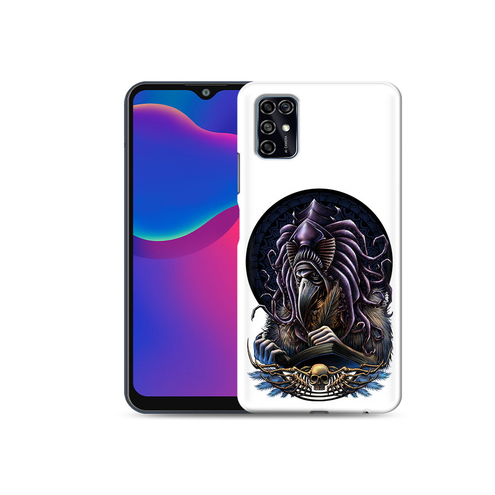 

Чехол MyPads Tocco для ZTE Blade V2020 Smart умный ворон (PT156449.459.650), Прозрачный, Tocco