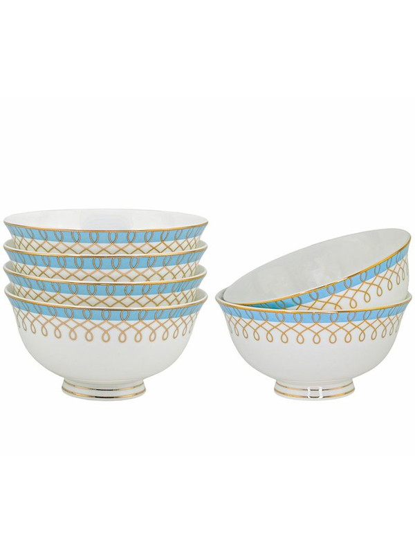 

Набор из 6 салатников Тиффани Lenardi 11,5 см 145-314, Белый