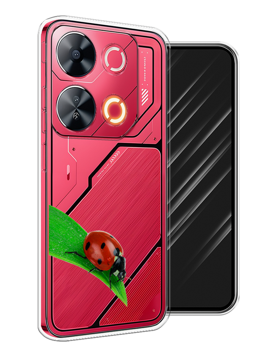 

Чехол Awog на Itel P65 "На счастье", Белый;красный;зеленый, 3202350-1