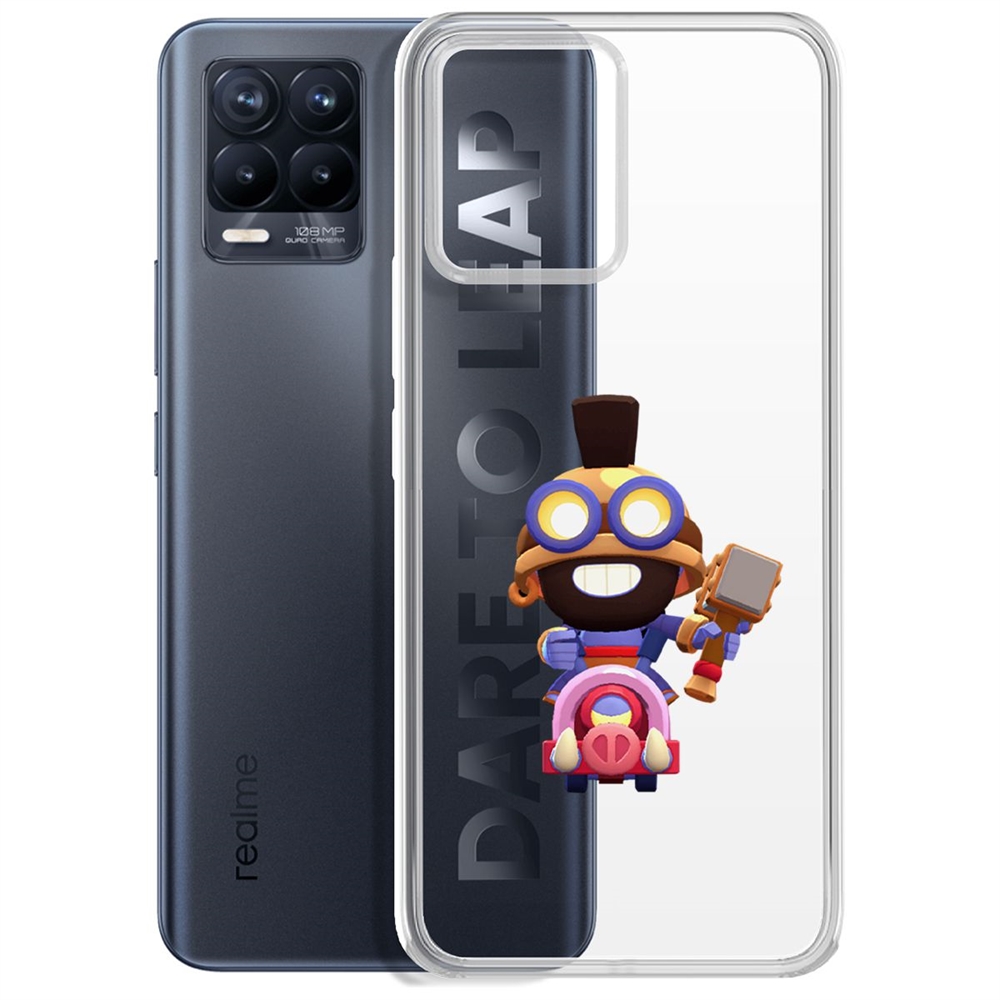 

Чехол-накладка Brawl Stars-Карл Всадник на кабане для Realme 8/8 Pro 4G