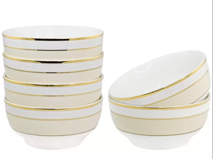 

Набор из 6 салатников Fleur Lenardi 11,5 см 146-331, Белый