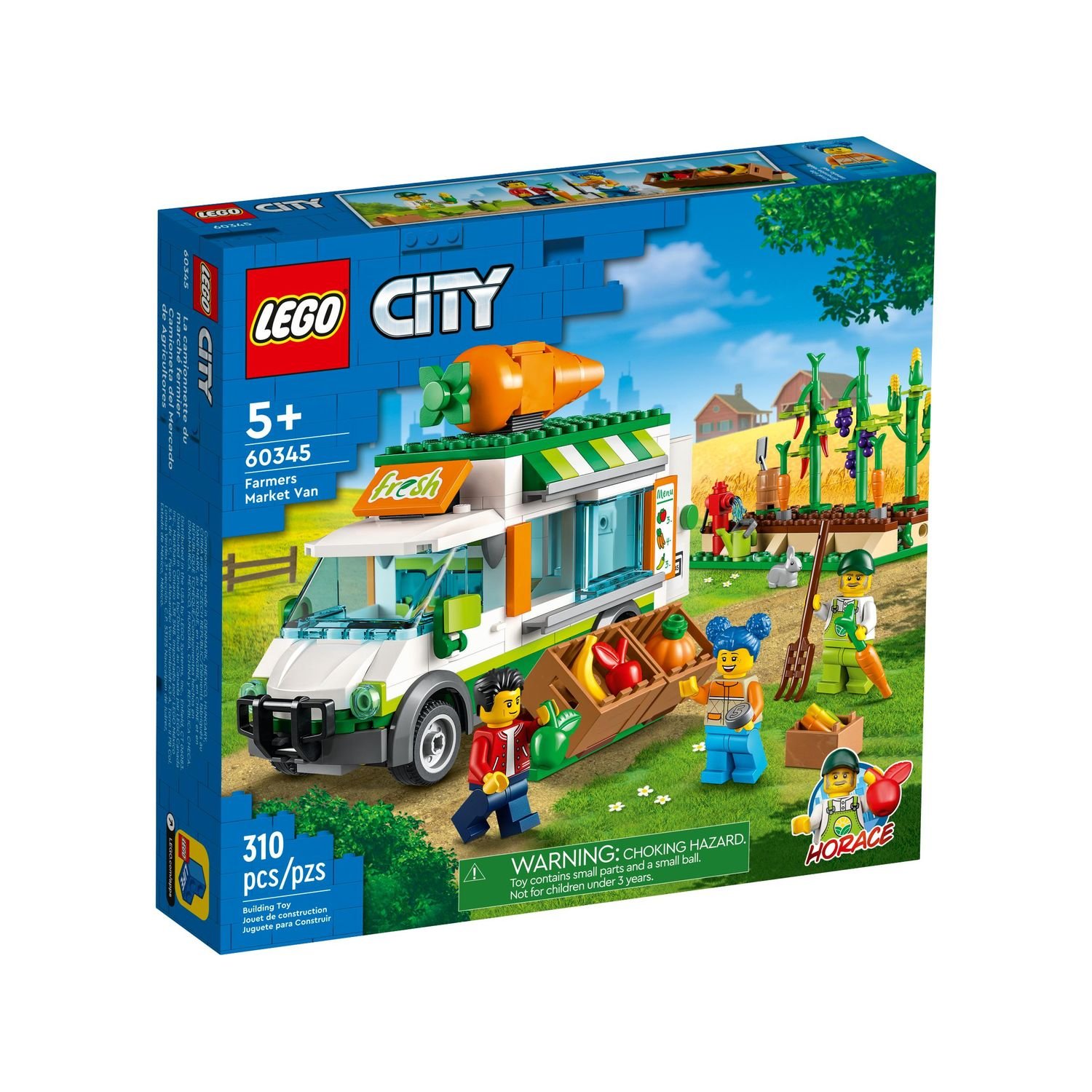 

Конструктор LEGO City 60345 Фургон для фермерского рынка