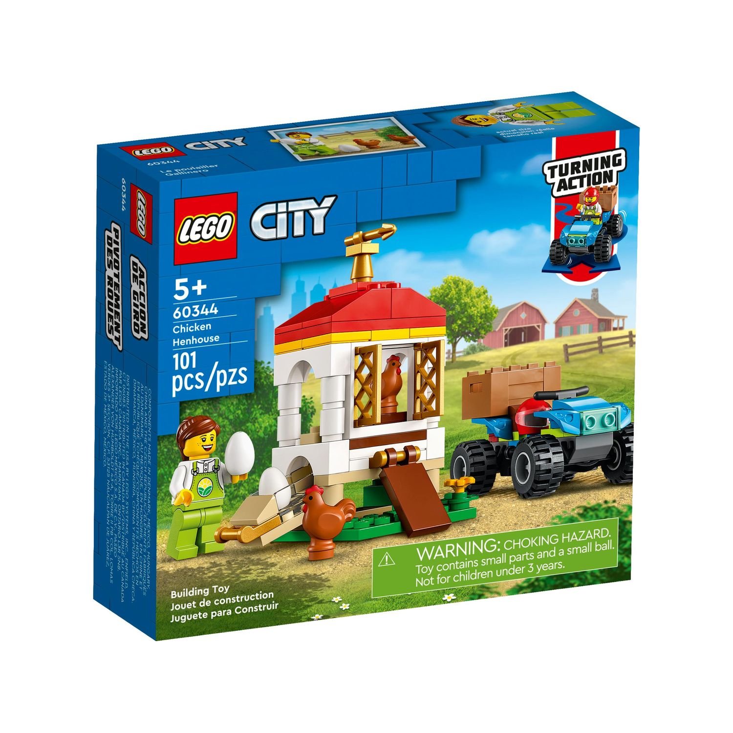 

Конструктор Lego City 60344 курятник с курицей