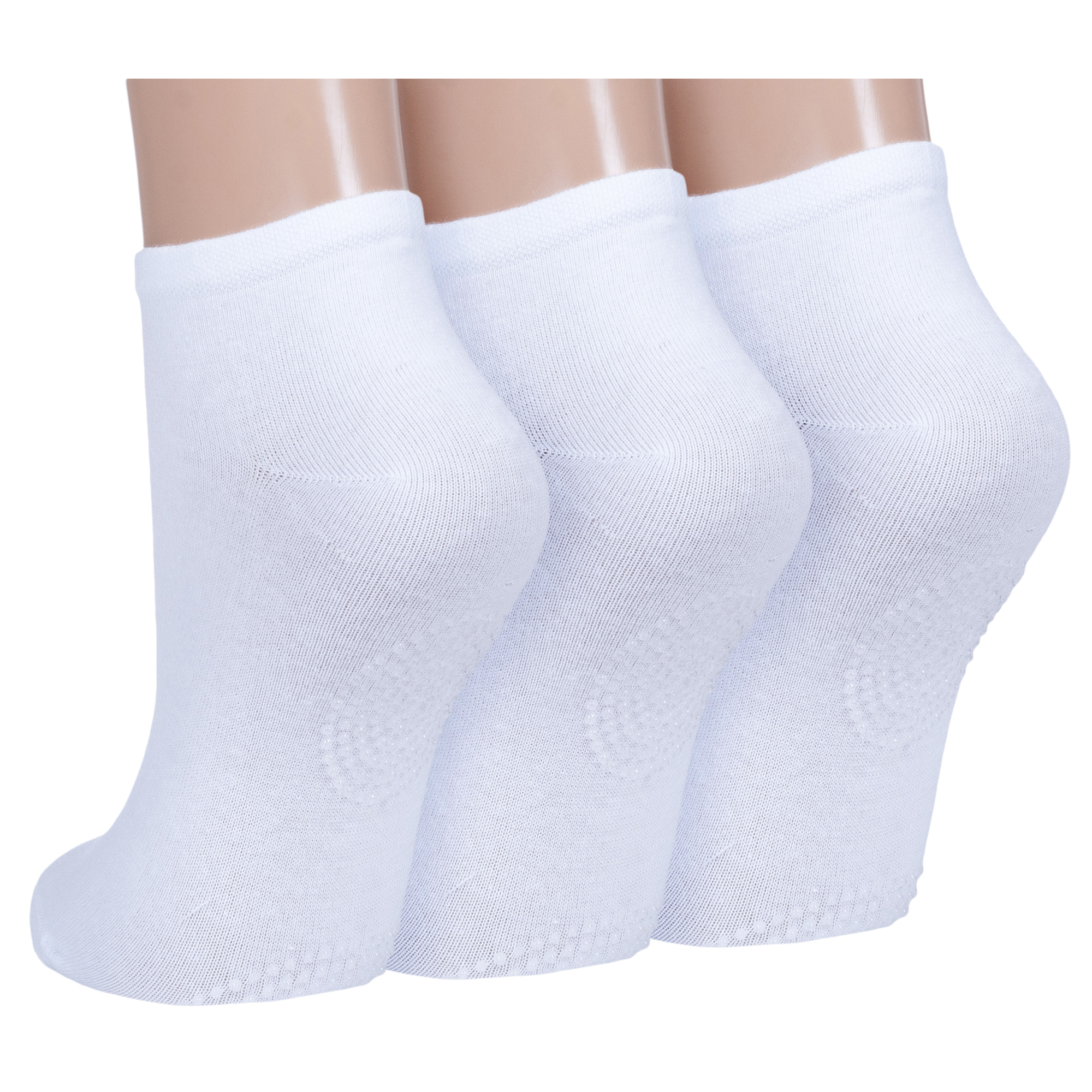 

Комплект носков женских Rusocks 3-ЖТ3-13553 белых 23-25, Белый, 3-ЖТ3-13553