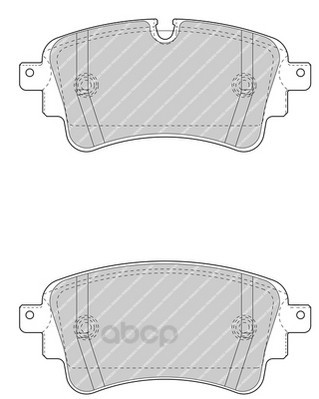 фото Колодки audi a5 16=>, q5 16=>, q7 15=> ferodo