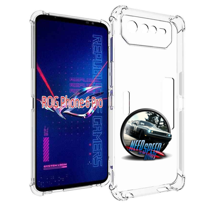 

Чехол MyPads Гонки для Asus ROG Phone 6 Pro, Прозрачный, Tocco