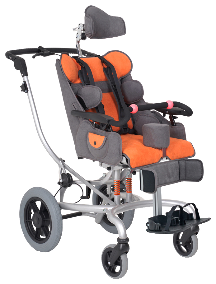 фото Кресло-коляска для детей с дцп fumagalli mitico simple fuori (оранжевый, размер m)