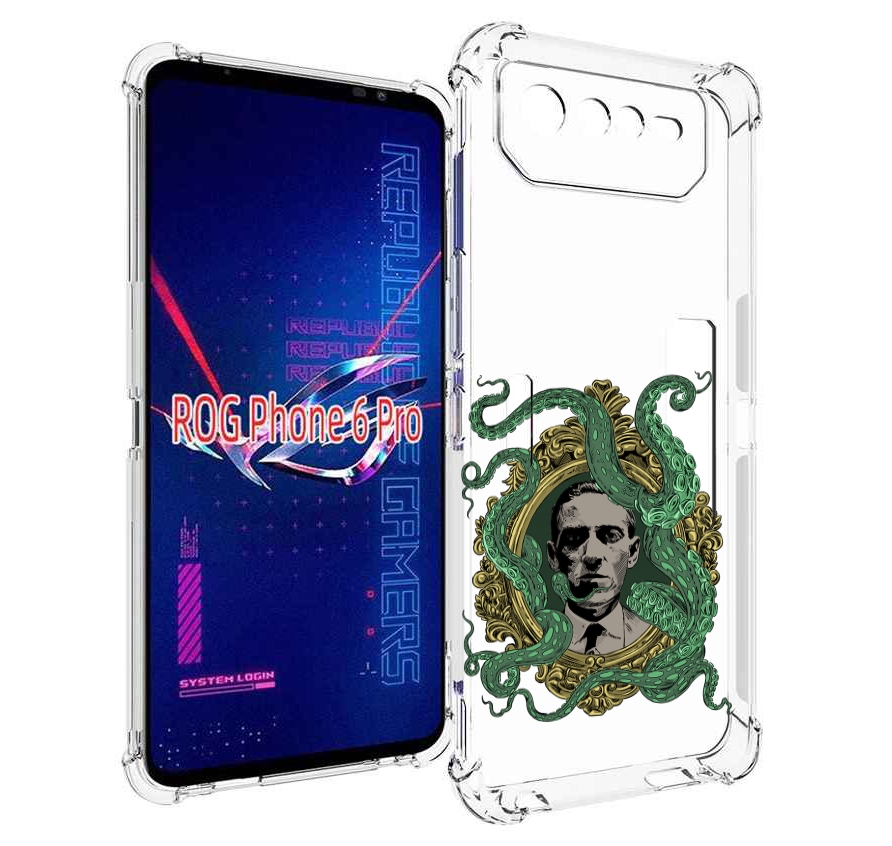 

Чехол MyPads портрет с кракеном для Asus ROG Phone 6 Pro, Прозрачный, Tocco