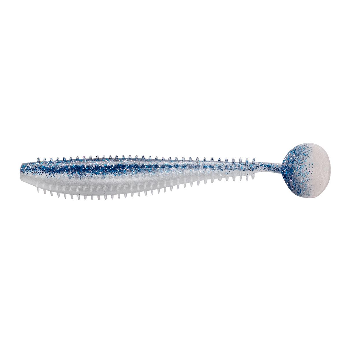 

Виброхвост Shaggy 5,12"/13 см Blue Pearl 5шт. (HS-18-049) Helios