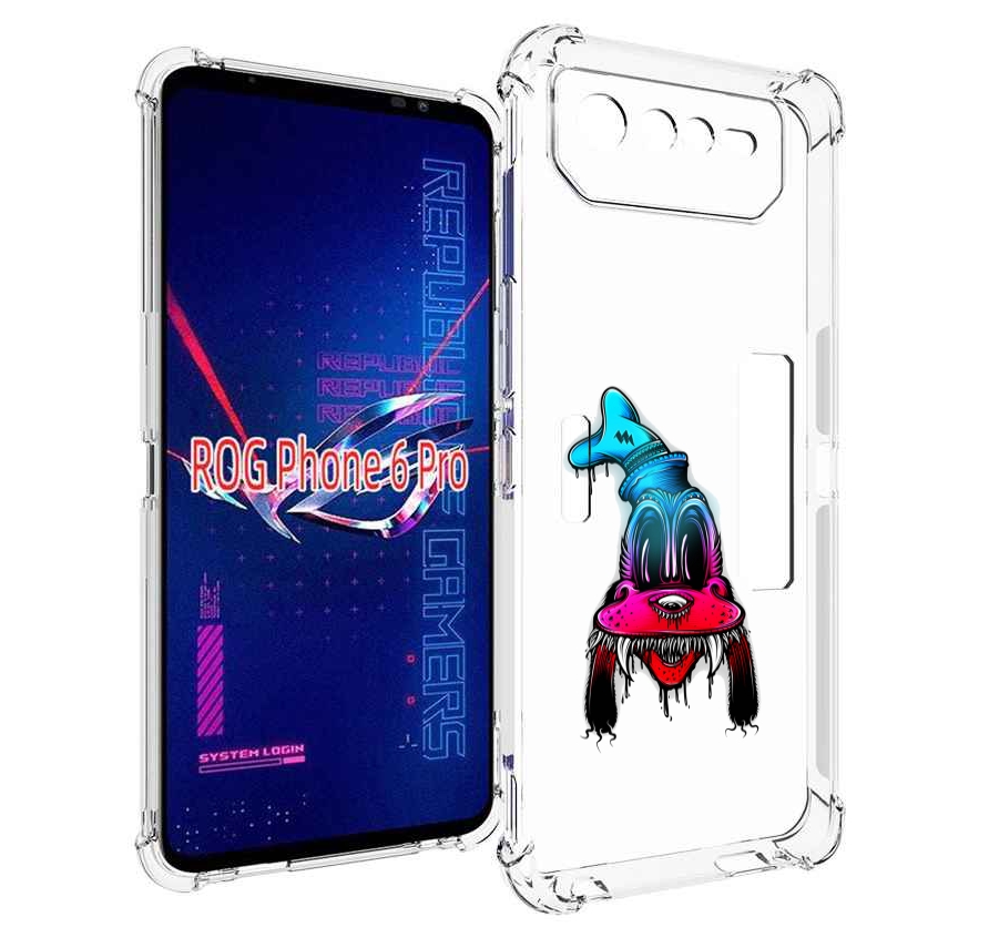 

Чехол MyPads Гуффи для Asus ROG Phone 6 Pro, Прозрачный, Tocco
