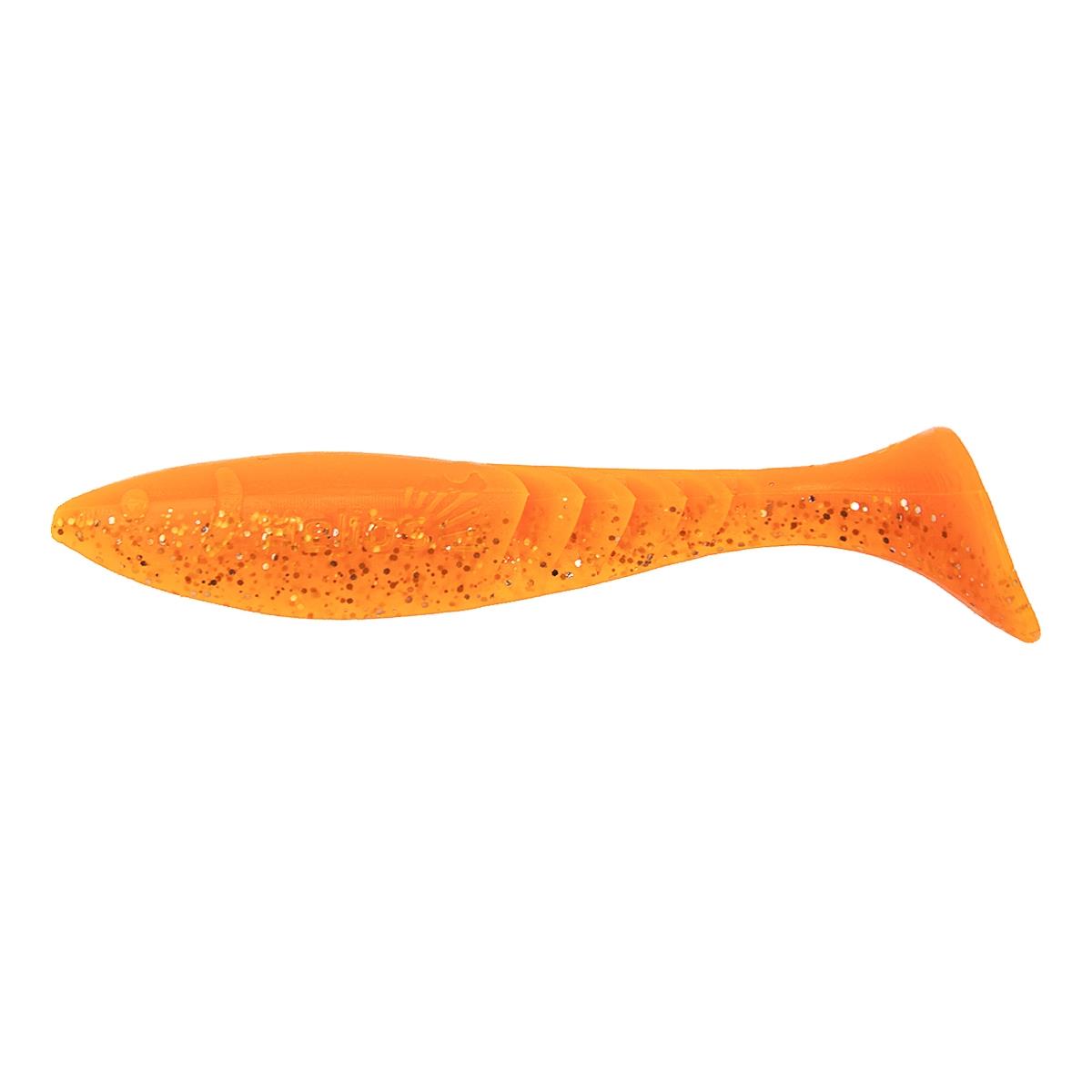 Виброхвост Slash 2,64/6,7 см Orange & Sparkles 10шт. (HS-19-022) Helios