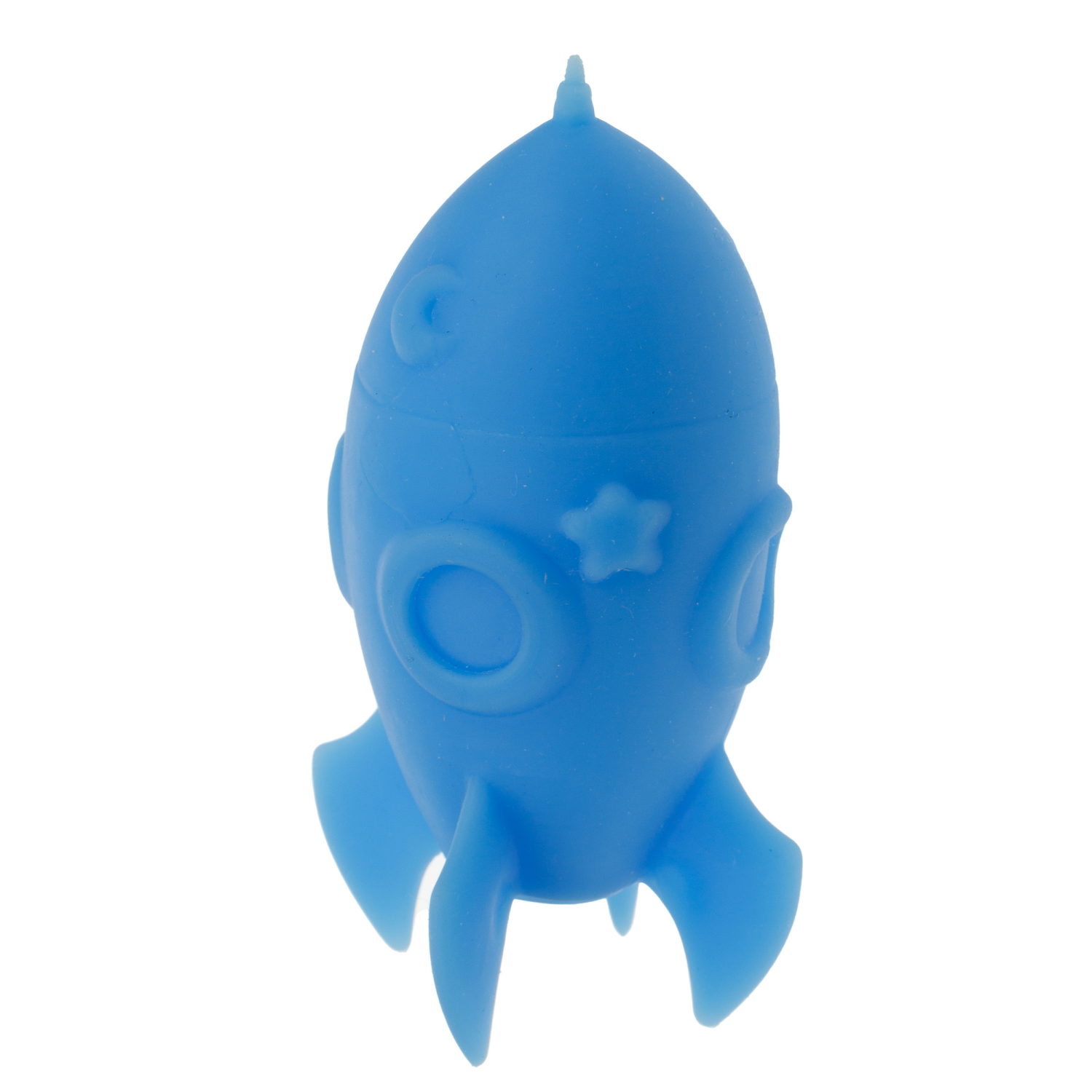 

Игрушка-антистресс 1toy Крутой замес 11х5cm синяя ракета, Голубой, Т23233-1