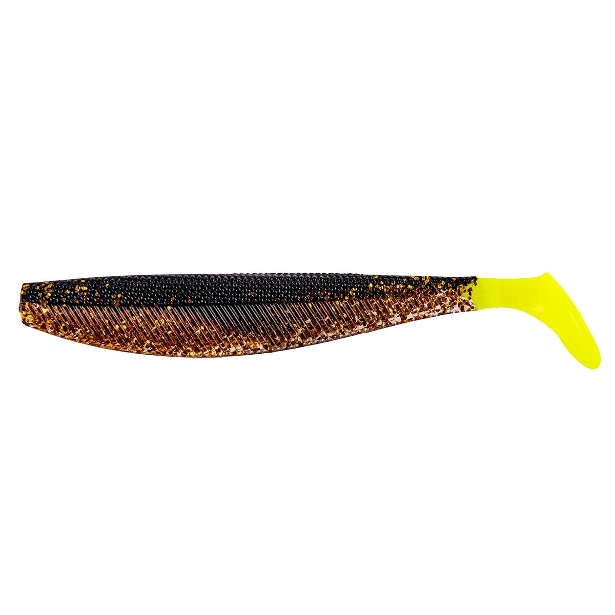 

Виброхвост Trofey 5.5"/14см Black Sparkles LT 4шт. (HS-25/1-033) Helios