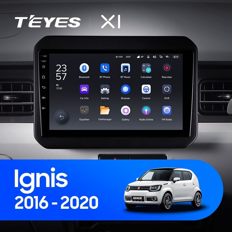 Штатная магнитола Teyes X1 4G 232 Suzuki Ignis 2016-2020 2610000₽