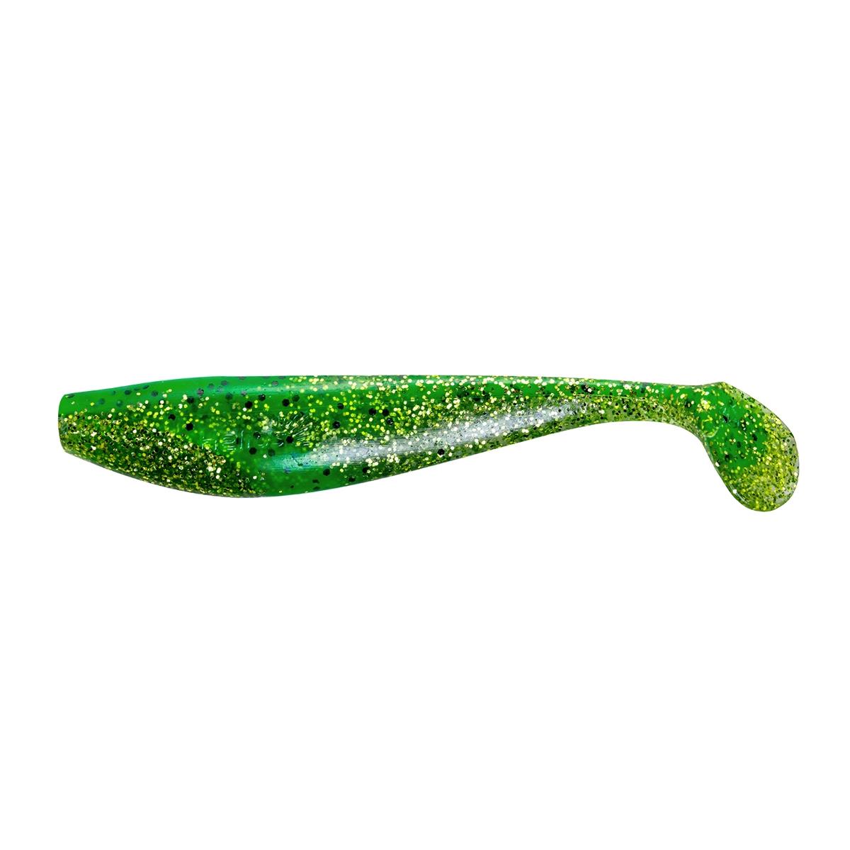 фото Виброхвост zander 4"/10,2см green peas 5шт. (hs-36-051) helios