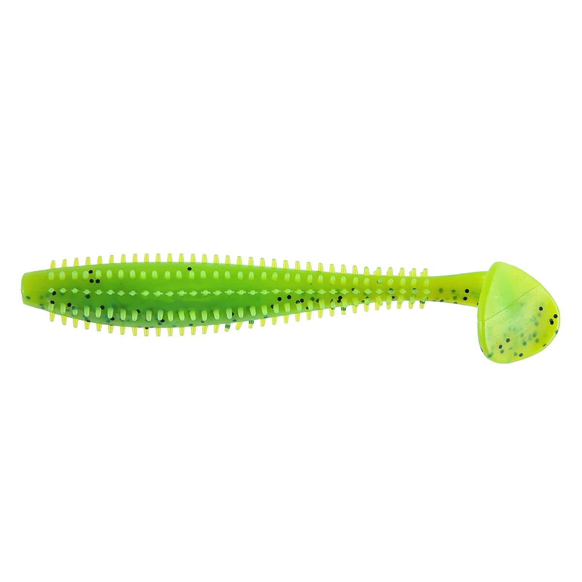 

Виброхвост несъедоб. Shaggy 5,12/13 см Pepper Lime 50шт. (HS-18-009-N) Helios