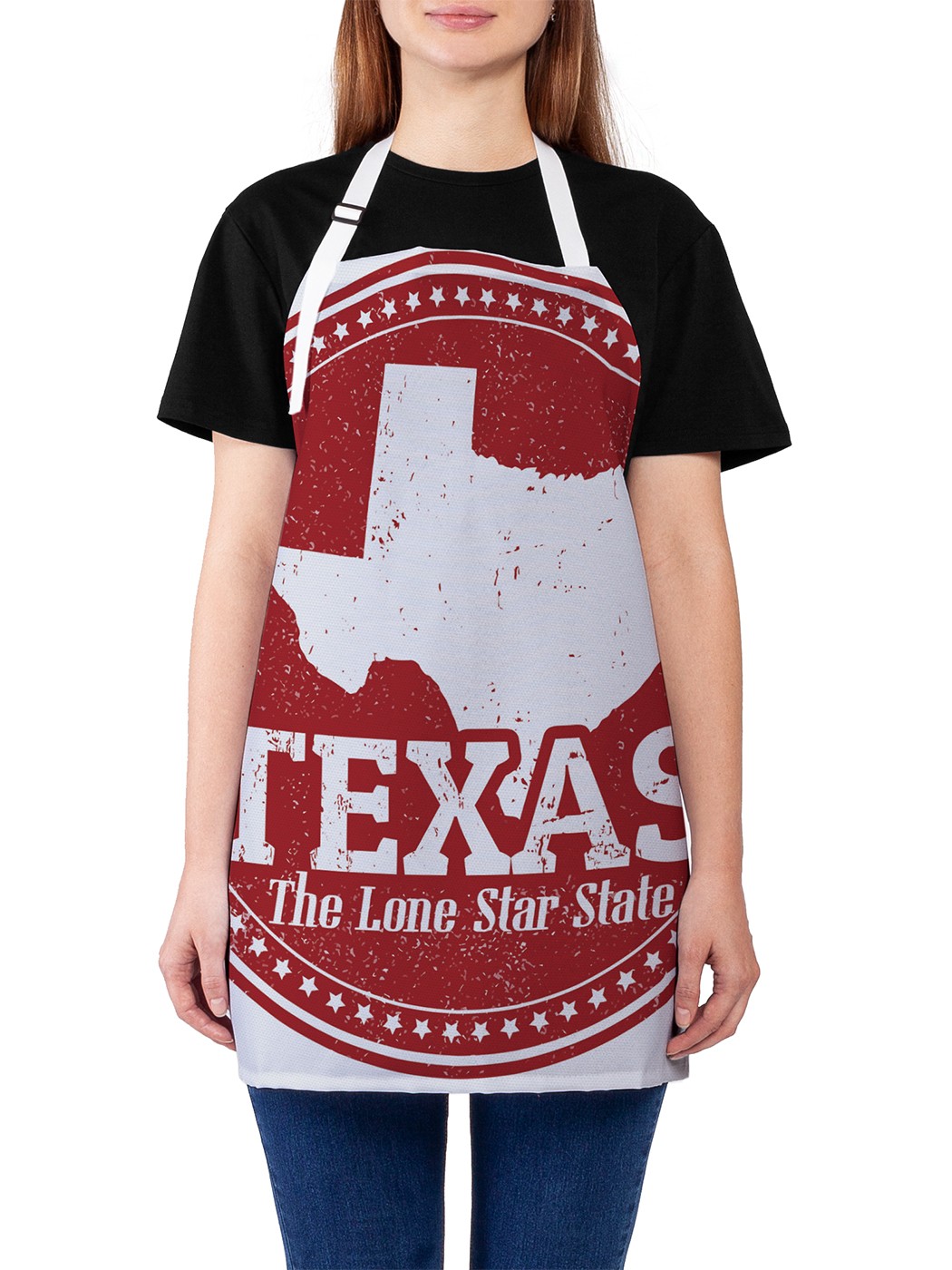 

Фартук женский JoyArty для готовки "Государство одинокой звезды", универсальный размер