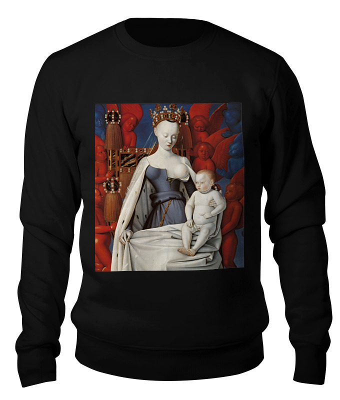 

Свитшот унисекс Printio Дева мария (маленский диптих) черный L, Дева мария (маленский диптих)