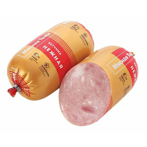 

Ветчина вареная Мясная тема Нежная 450 г
