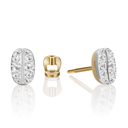 

Серьги-пусеты из красного золота с топазом PLATINA jewelry 02-4916-00-201-1121, 02-4916-00-201-1121