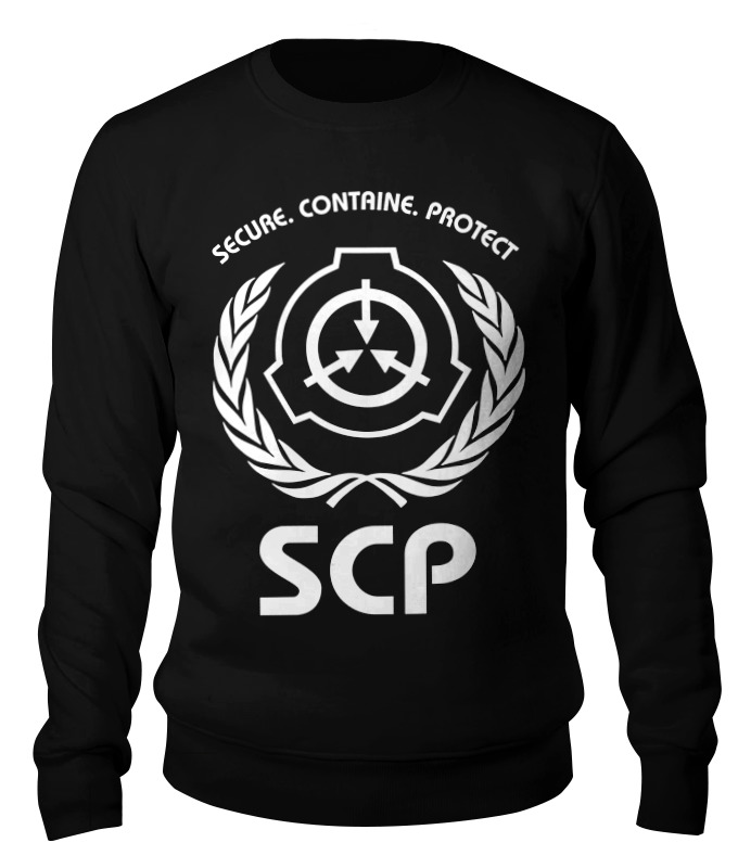 

Свитшот унисекс Printio Scp foundation черный L, Scp foundation