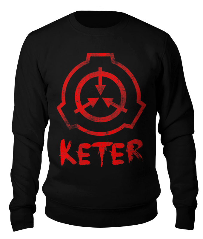 

Свитшот унисекс Printio Scp, keter черный L, Scp, keter