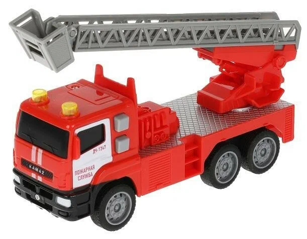 

Технопарк Машина KAMAZ Пожарная машина 17 см, пластик свет-звук КАМFIR-17РL-RDWН с 3 лет, Красный
