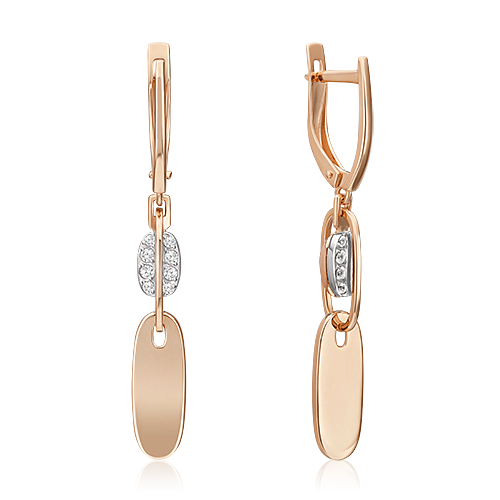 

Серьги из красного золота с топазом PLATINA jewelry 02-4919-00-201-1111, 02-4919-00-201-1111