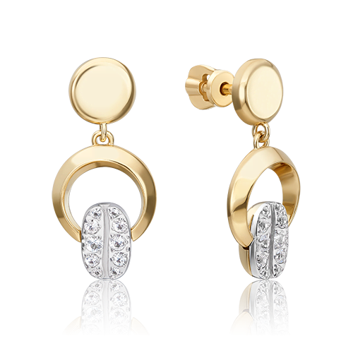 

Серьги-подвески из красного золота с топазом PLATINA jewelry 02-4920-00-201-1121, 02-4920-00-201-1121