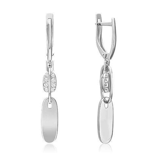 

Серьги из белого золота с топазом PLATINA jewelry 02-4919-00-201-1120, 02-4919-00-201-1120