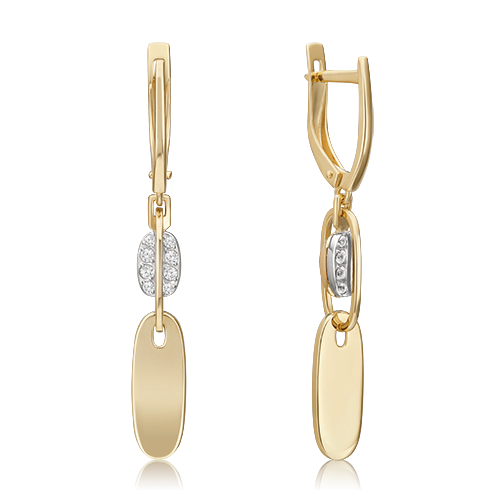 

Серьги из красного золота с топазом PLATINA jewelry 02-4919-00-201-1121, 02-4919-00-201-1121