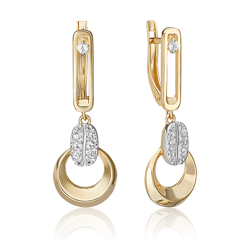 

Серьги из красного золота с топазом PLATINA jewelry 02-4921-00-201-1121, 02-4921-00-201-1121