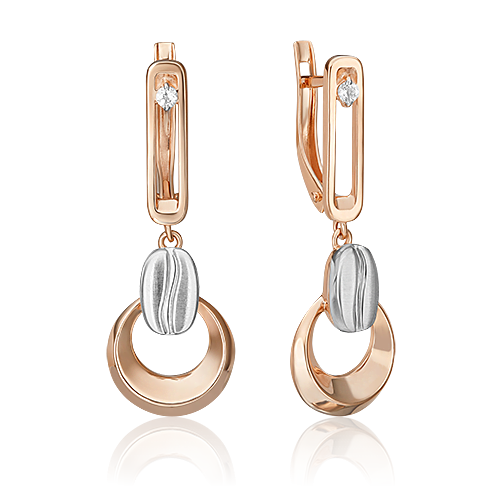 

Серьги из комбинированного золота с топазом PLATINA jewelry 02-4921-01-201-1111, 02-4921-01-201-1111