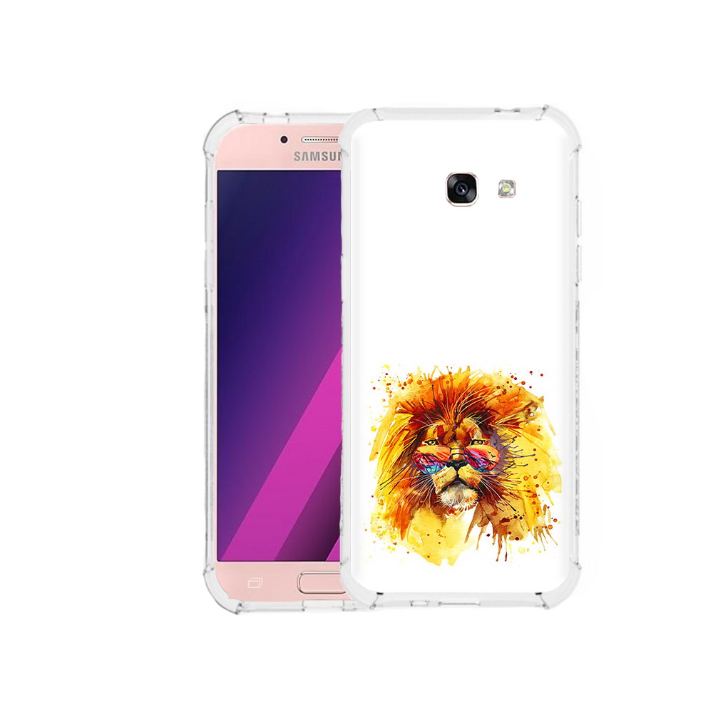

Чехол MyPads Tocco для Samsung Galaxy A5 лев в очках (PT51293.578.436), Прозрачный, Tocco