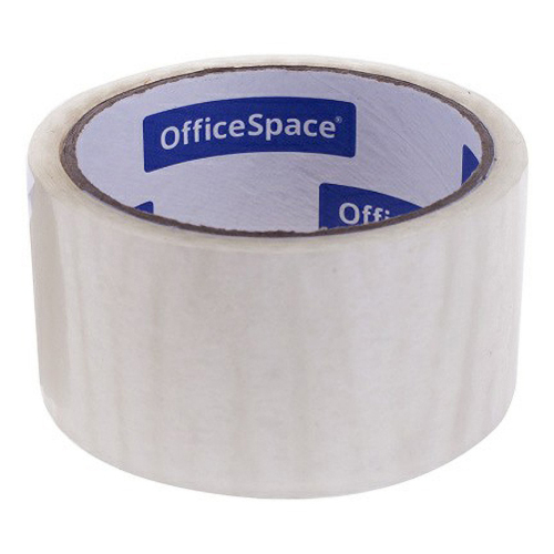 

Клейкая лента упаковочная OfficeSpace 40 м х 48 мм прозрачная, Прозрачный