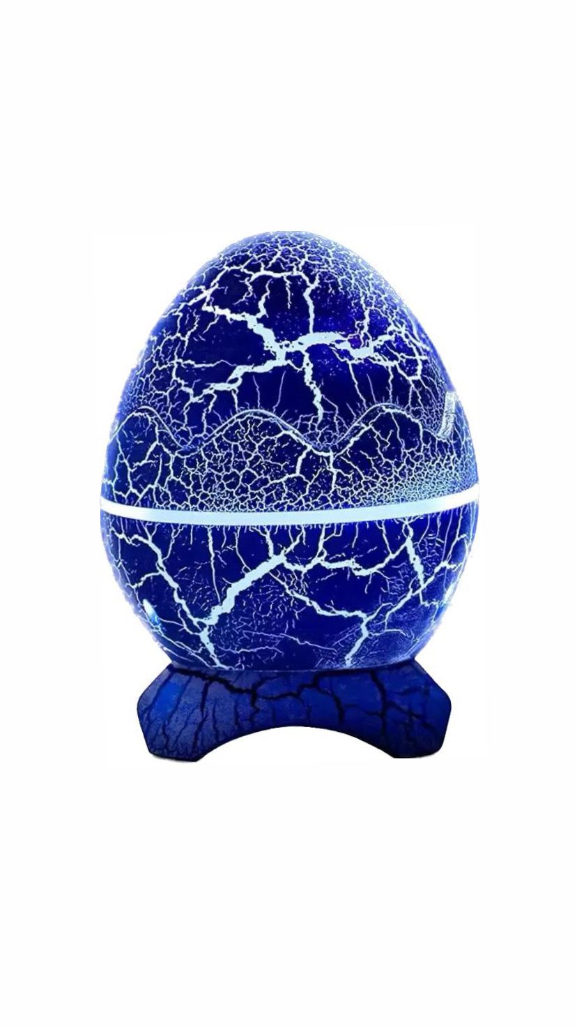 Ночник-проектор яйцо дракона с bluetooth синий 3кн supernowa