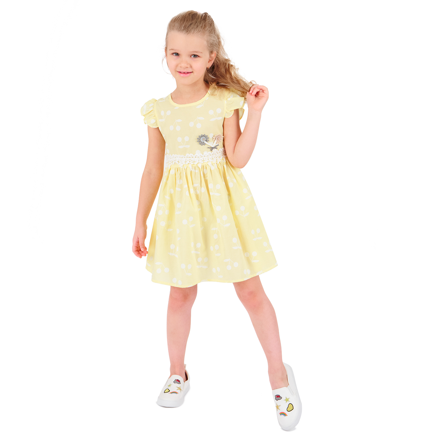 фото Платье детское малинка ss20qbdd30/yellow р.80