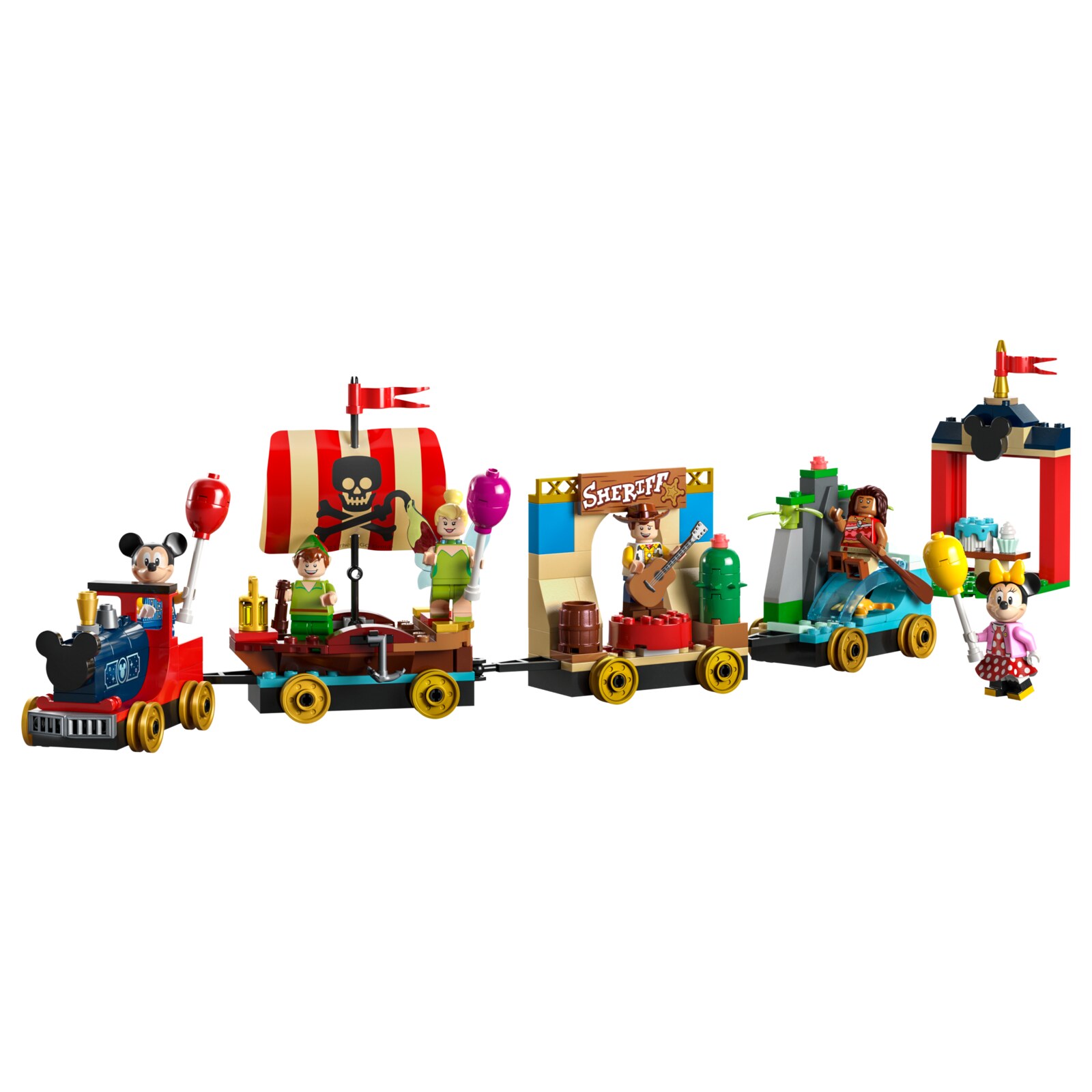 Конструктор LEGO Disney Праздничный поезд Диснея, 200 деталей, 43212