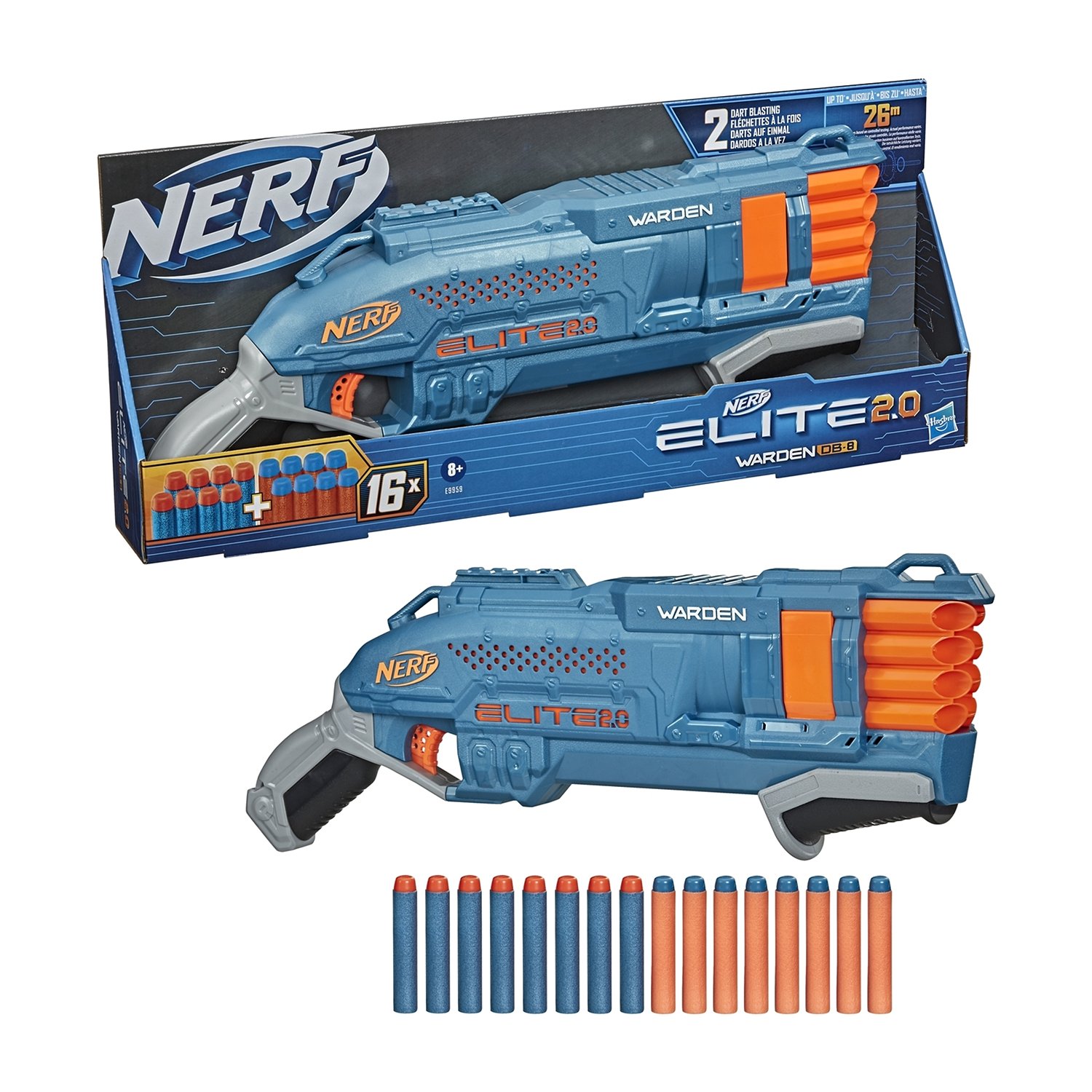 

Бластер Nerf Elite 2.0 Warden E9959